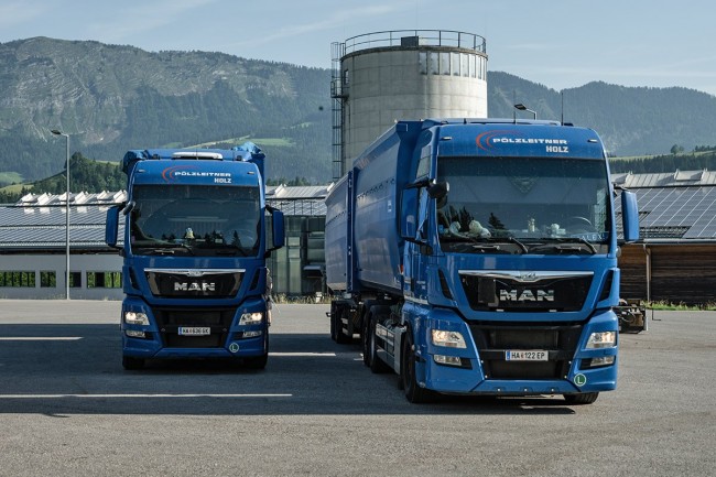 Pölzleitner Holz LKWs